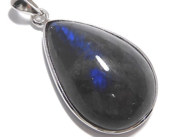 [Video][One of a kind] Blue Labradorite AAA Pendant Silver925 NO.33