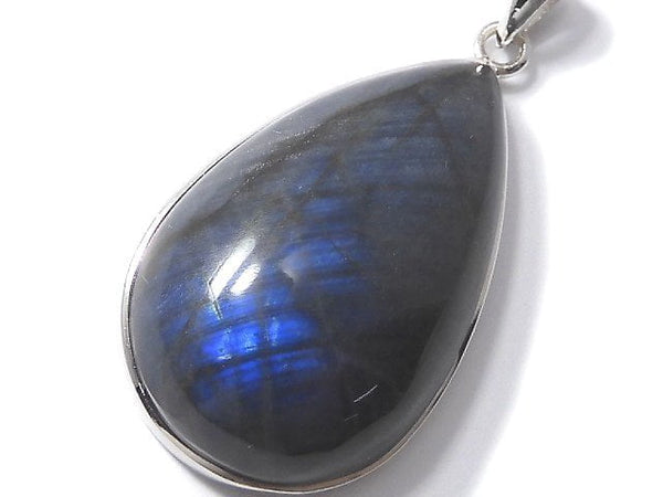 [Video][One of a kind] Blue Labradorite AAA Pendant Silver925 NO.38