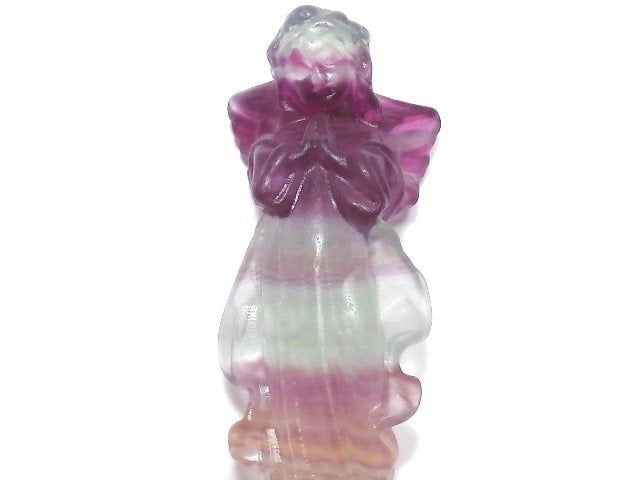 [Video][One of a kind] Multicolor Fluorite Angel NO.112