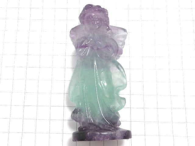 [Video][One of a kind] Multicolor Fluorite Angel NO.11