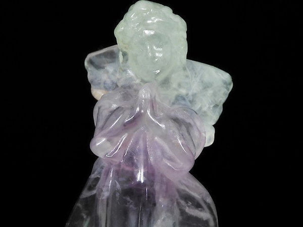 [Video][One of a kind] Multicolor Fluorite Angel NO.16