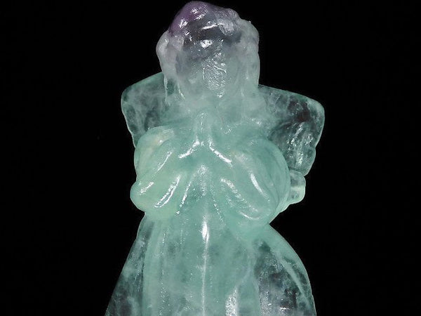 [Video][One of a kind] Multicolor Fluorite Angel NO.18