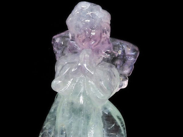 [Video][One of a kind] Multicolor Fluorite Angel NO.20