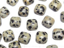 [Video] Dalmatian Jasper Square Cabochon 8x8mm 5pcs