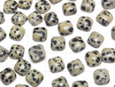 [Video] Dalmatian Jasper Square Cabochon 8x8mm 5pcs