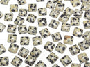[Video] Dalmatian Jasper Square Cabochon 10x10mm 4pcs