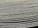 [Video] Fresh Water Pearl AAA Potato 3mm White half or 1strand beads (aprx.15inch/37cm)