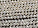 [Video] Fresh Water Pearl AAA- Potato 7mm White 1strand beads (aprx.15inch/37cm)