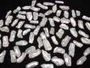 [Video]Fresh Water Pearl Keshi Pearl AA++ Loose stone Baroque 14-26mm [Half Drilled Hole] White 4pcs