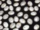 [Video]Fresh Water Pearl AA++ Loose stone Oval 14x10mm White 3pcs