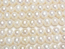 [Video] Fresh Water Pearl AA++ Semi Round-Potato 6-7mm White 1strand beads (aprx.14inch/35cm)