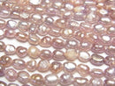 [Video] Fresh Water Pearl AA Rice-Baroque 4x3.5x3.5mm Natural Lavender Pink 1strand beads (aprx.13inch/32cm)