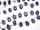 [Video] Lapislazuli AA+ Pear shape (Smooth) 9x6mm half or 1strand beads (aprx.15inch/36cm)