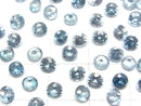 [Video]High Quality Natural Blue Zircon AAA Loose Stone Round Faceted 4x4mm 3pcs