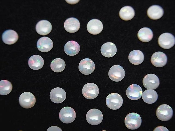 [Video]Australian Opal AAA Round Cabochon 3x3mm 5pcs