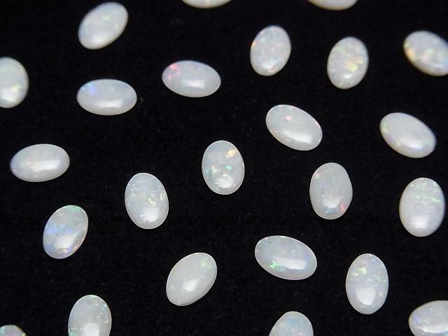 [Video]Australian Opal AAA Oval Cabochon 6x4mm 2pcs