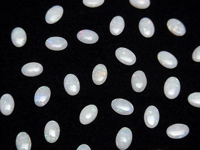 [Video]Australian Opal AAA Oval Cabochon 6x4mm 2pcs