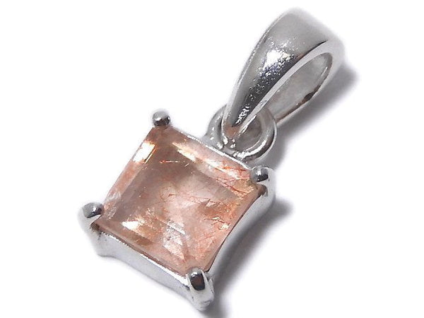 [Video][One of a kind] Natural Strawberry Quartz AAA Pendant Silver925 NO.103