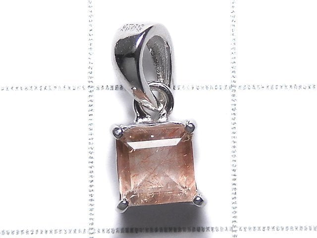 [Video][One of a kind] Natural Strawberry Quartz AAA Pendant Silver925 NO.103