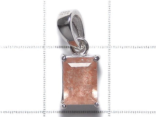 [Video][One of a kind] Natural Strawberry Quartz AAA Pendant Silver925 NO.113