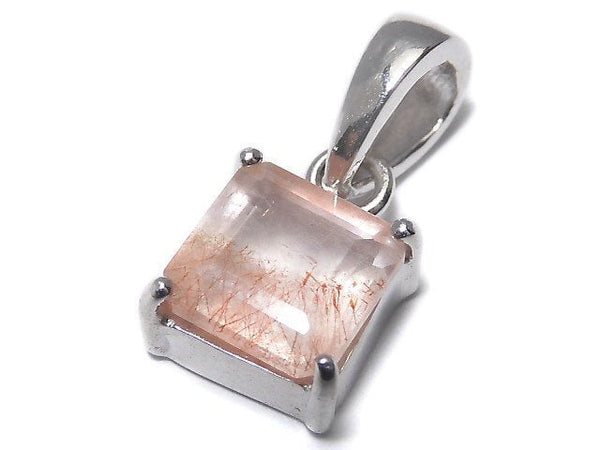 [Video][One of a kind] Natural Strawberry Quartz AAA Pendant Silver925 NO.116