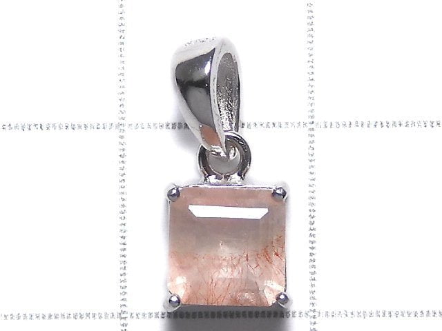 [Video][One of a kind] Natural Strawberry Quartz AAA Pendant Silver925 NO.116