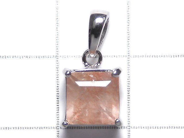 [Video][One of a kind] Natural Strawberry Quartz AAA Pendant Silver925 NO.120