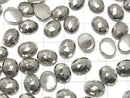 [Video]Pyrite Loose stone Oval Rose Cut 10x8mm 1pc