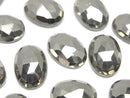 [Video]Pyrite Loose stone Oval Rose Cut 18x13mm 1pc