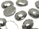 [Video]Pyrite Loose stone Oval Rose Cut 18x13mm 1pc