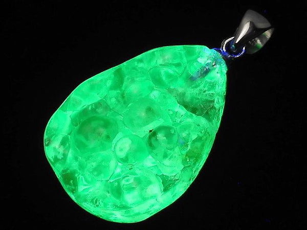 [Video][One of a kind] High Quality Hyalite Opal AAA- Pendant Silver925 NO.204