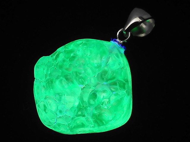 [Video][One of a kind] High Quality Hyalite Opal AAA- Pendant Silver925 NO.205