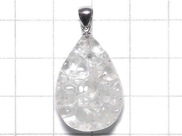 [Video][One of a kind] High Quality Hyalite Opal AAA- Pendant Silver925 NO.207