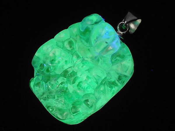 [Video][One of a kind] High Quality Hyalite Opal AAA- Pendant Silver925 NO.208