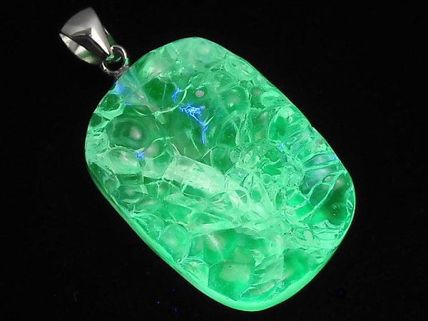 [Video][One of a kind] High Quality Hyalite Opal AAA- Pendant Silver925 NO.212