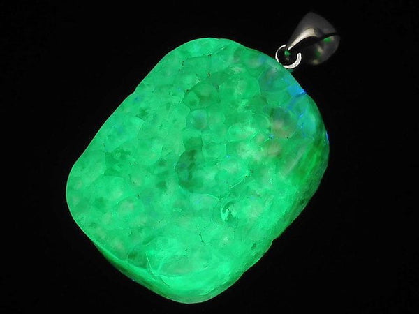 [Video][One of a kind] High Quality Hyalite Opal AAA- Pendant Silver925 NO.215