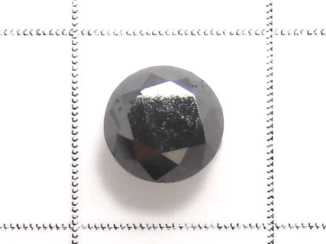 [Video][One of a kind] Black Diamond Loose stone Faceted 1pc NO.203