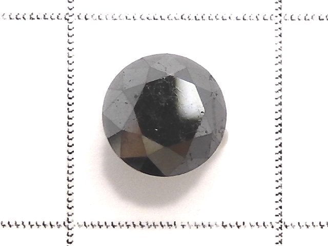 [Video][One of a kind] Black Diamond Loose stone Faceted 1pc NO.204