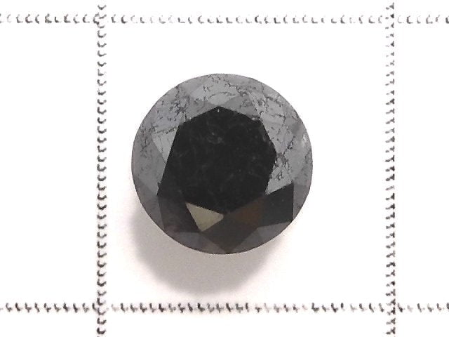 [Video][One of a kind] Black Diamond Loose stone Faceted 1pc NO.207