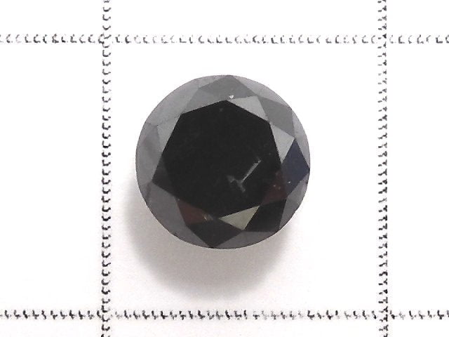 [Video][One of a kind] Black Diamond Loose stone Faceted 1pc NO.208