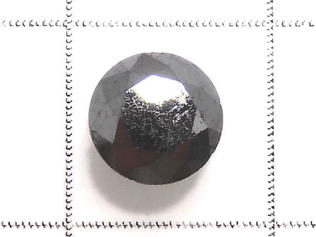 [Video][One of a kind] Black Diamond Loose stone Faceted 1pc NO.210