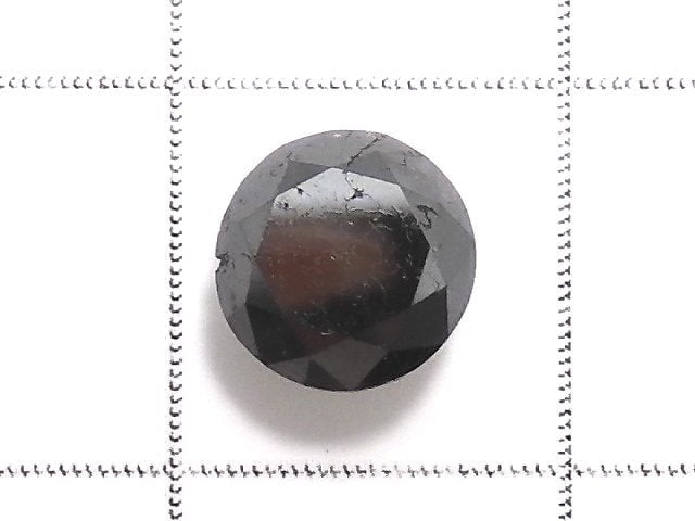 [Video][One of a kind] Black Diamond Loose stone Faceted 1pc NO.211