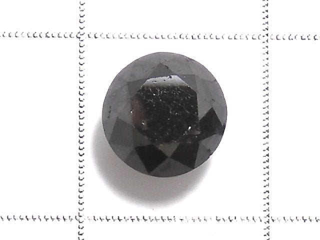 [Video][One of a kind] Black Diamond Loose stone Faceted 1pc NO.212