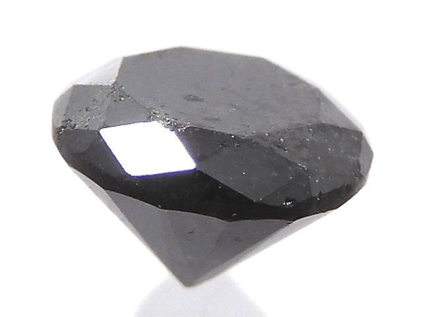 [Video][One of a kind] Black Diamond Loose stone Faceted 1pc NO.214