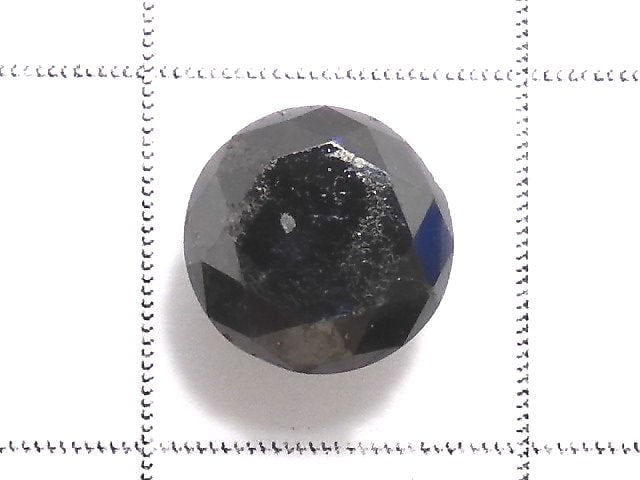 [Video][One of a kind] Black Diamond Loose stone Faceted 1pc NO.214