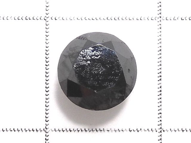 [Video][One of a kind] Black Diamond Loose stone Faceted 1pc NO.215