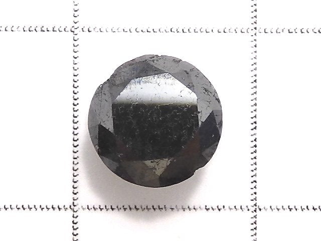 [Video][One of a kind] Black Diamond Loose stone Faceted 1pc NO.216