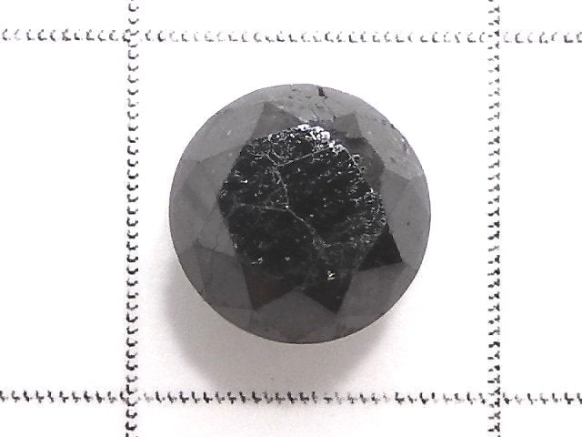 [Video][One of a kind] Black Diamond Loose stone Faceted 1pc NO.217