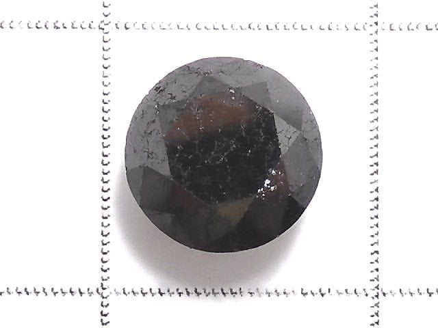 [Video][One of a kind] Black Diamond Loose stone Faceted 1pc NO.219