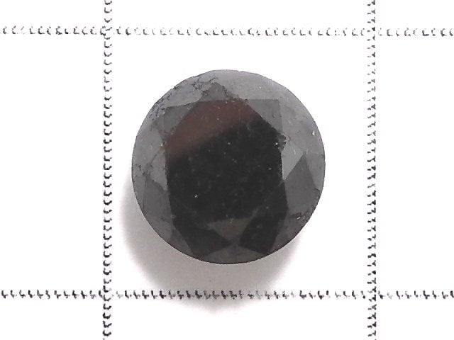 [Video][One of a kind] Black Diamond Loose stone Faceted 1pc NO.220